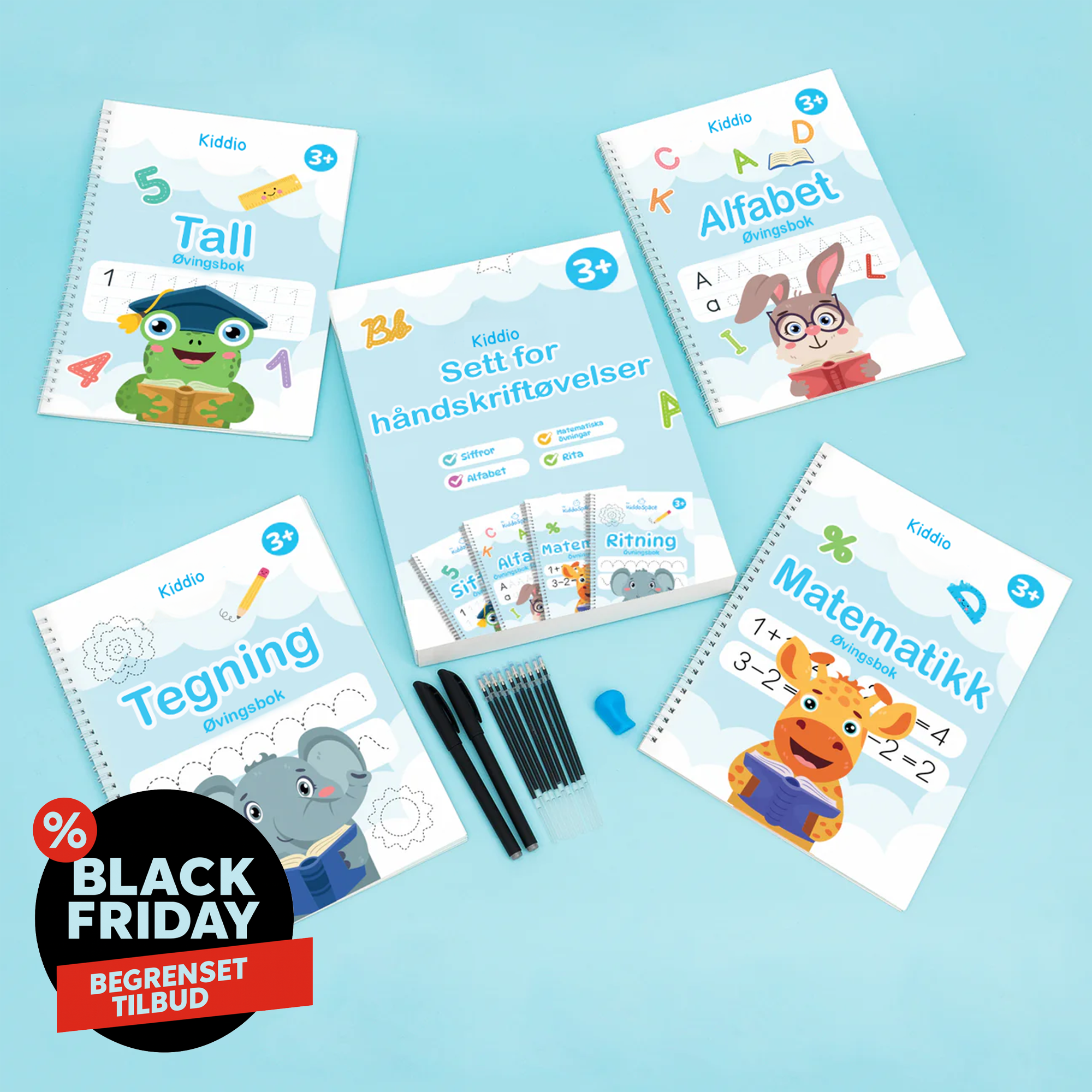 Kiddio™️ Øvingssett for håndskrift