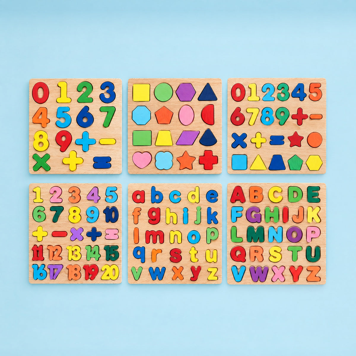 Kiddio Educational Wooden Puzzles