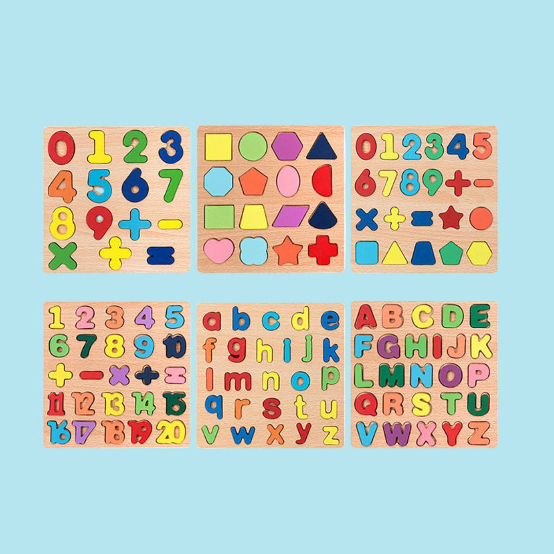 Kiddio™️ Educational Wooden Puzzles for Children